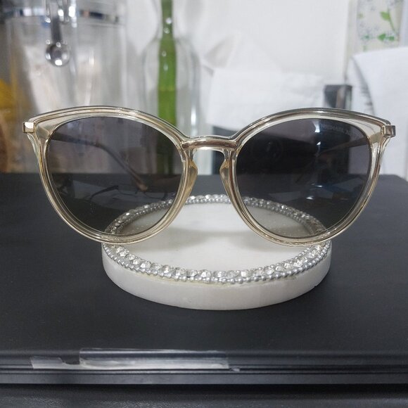 Michael Kors Women\'s Brisbane 54mm Brown Light Gold Sunglasses MK1077-101413-5 main image 4